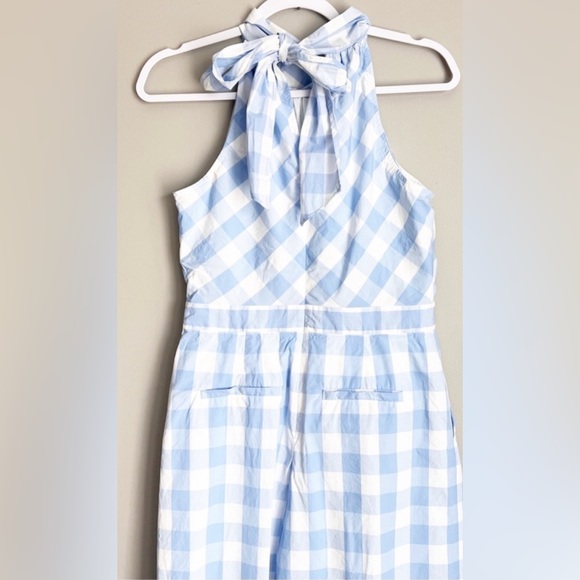 J. Crew High-neck jumpsuit in gingham cotton poplin - Picture 12 of 13